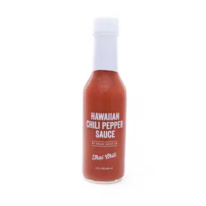 Thai Chili Hot Sauce with Fermented Hawaiian Pepper and Apple Cider Vinegar, 5 oz Bottle - Flavor