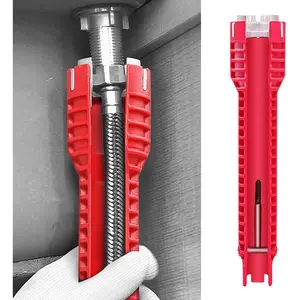 8in1 Multifunctional Sink Bathroom Wrench Plumbing Water Pipe Faucet Repair Tool