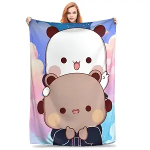 This Cute Cartoon Print Bubu Dudu Blanket Is Lightweight And Season Friendly Great For Couch Bed Picnic Camping And Perfect As A Christmas Birthday Or Valentine S Day Gift Say Goodbye To Bulky Blankets That Only Work Three Months A Year
