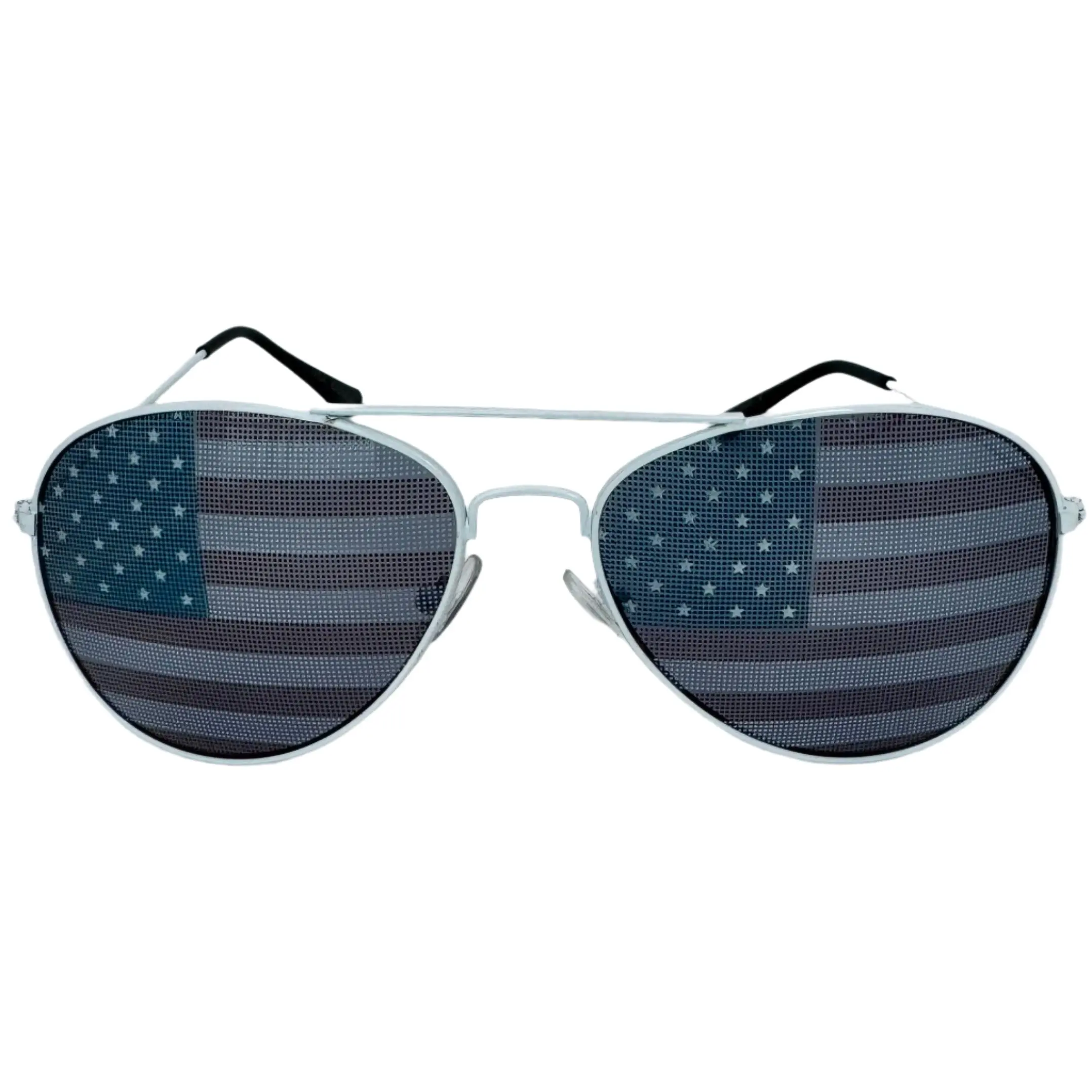 6025 | American Flag Aviator Sunglasses