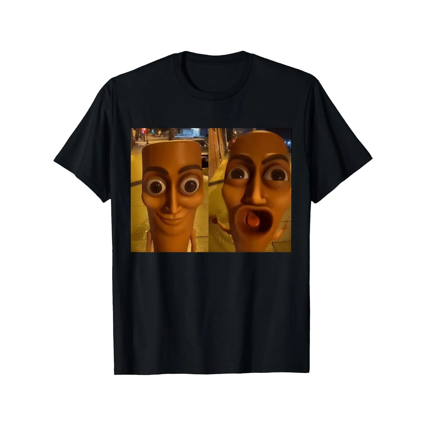 Tung Tung Tung Sahur Triple T Unhinged Meme Brainrot Funny T-Shirt Cotton Clothing