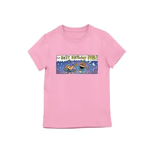 PacSun Kids Dog Man The Best Birthday Ever T-Shirt - Multicolor