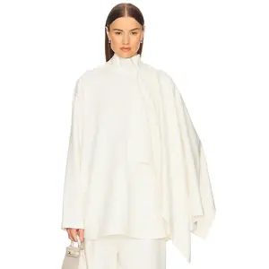 Helsa The Detachable Scarf Top in Cream