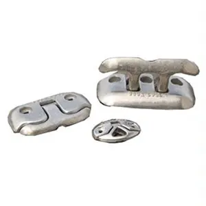 212 MAIN Aluminum Flip-Up Dock Cleat, 8 in Polished Finish, Multi-Size Water Sports Accessory for Kayaking, Flip-Up Cleat