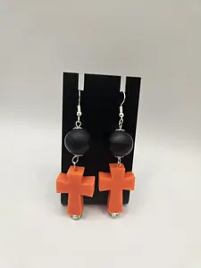 Sunset Faith Cross Earrings - Durable Material, Versatile Design for Everyday & Special Occasions, Ideal for Faithful Individuals