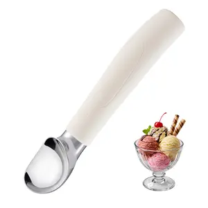 Heated Ice Cream Scoop for Mom, Mother's Day Gift, Rechargeable Electric Scooper, 2600mAh, Ergonomic Anti Slip Silicone Handle, Aluminum Alloy, IP67 Waterproof, LED Indicator, 2 Oz Capacity, USB Charging, Hand Wash Only