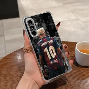 Football Y-Yamal 19 Phone Case Is Compatible with for Samsung for Galaxy A56 A26 A36 A55 A35 A06 A16 A05 A14 A24 A34 A54 A15 A05S A25 A23 A33 A53 A73 4G 5G Shockproof Transparent Soft Back Cover.