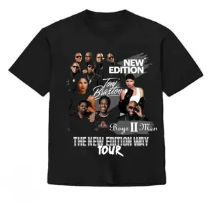 New Edition 2026 Tour T-Shirt, The New Edition Way Tour Shirt, New Edition Boyz II Men Toni Braxton Concert Tee, Classic R&B Music Fan Shirt