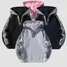 Men's Retro Ethnic Fabric Knitted Half-Zip Hoodie - Warm Thick Slim Fitted Long Sleeve Polyester Pullover, Soft Streetwear Zip-Up Hoodie for Everyday Wear, Mens Fitted Tops Clothing