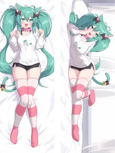 Japanese Anime Body Pillow Cover 150*50cm – Premium Peach Skin, Baby-Soft Touch, Removable Washable