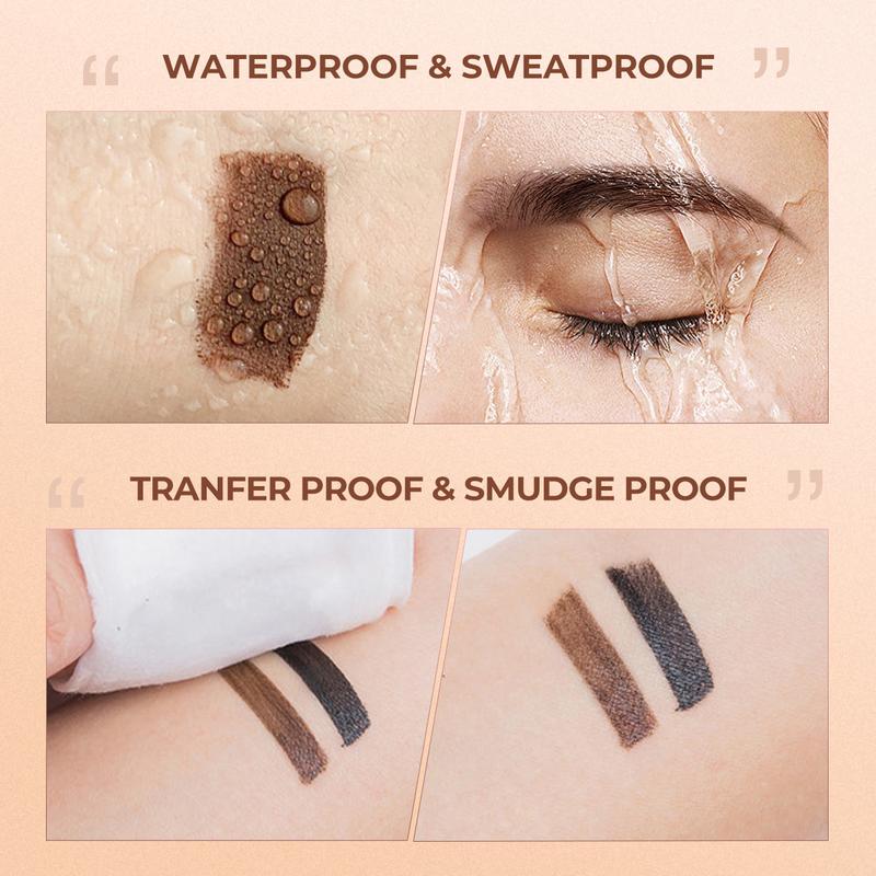 SACE LADY Eyebrow Cream,Long Lasting & Waterproof Tinted Gel Corrector with Brush 2 in 1 Eye Makeup, Pigmented Intense Brow Color Powder Cream