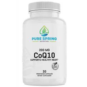 Pure Spring Nutrition CoQ10 Supplement - 200mg Fitness Edible