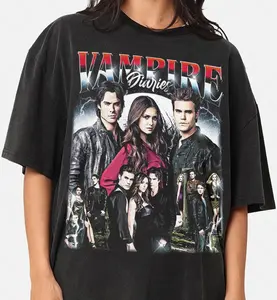 Limited Vampire Diaries T-Shirt, Damon Salvatore T-Shirt, Stefan Salvatore T-Shirt, Gift For Woman and Man Unisex T-Shirt, crewneck, menswear, womenswear