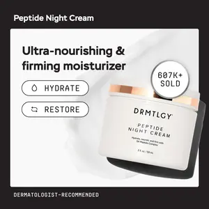 DRMTLGY Peptide Night Cream 2.1 oz with Ceramides