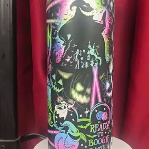 Oogie Boogie glow in the dark  tumbler 20oz