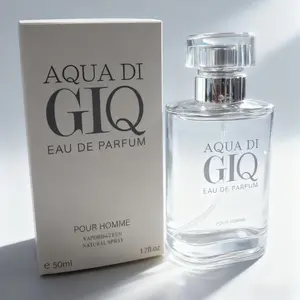 Men's EDP Eau de Parfum Perfume Spray Bottle 50ML, Long-Lasting Fresh Scent Fragrance, Elegant Gift Box Design, Ideal for Business & Daily Use