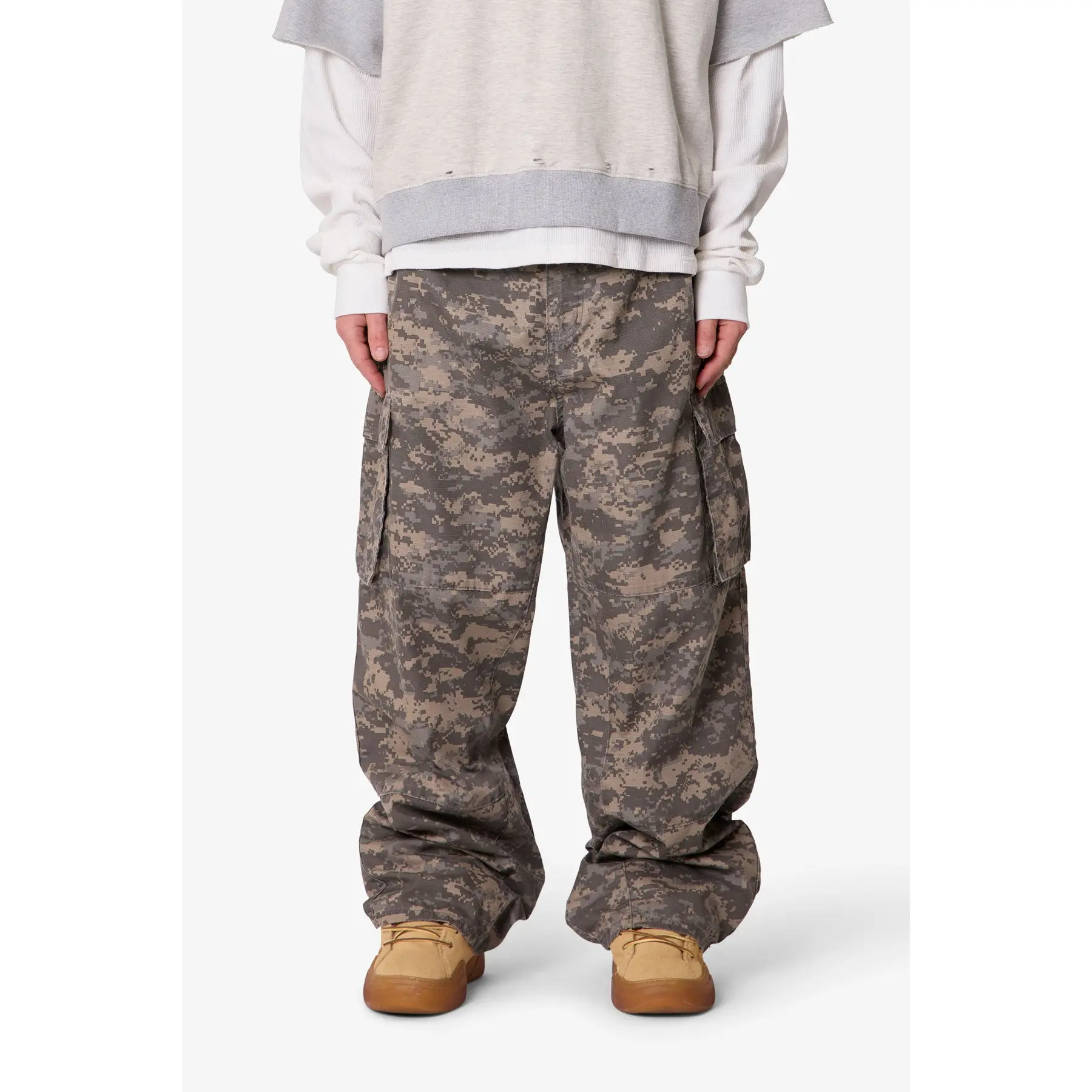 desert camo baggy pants - TikTok Shop