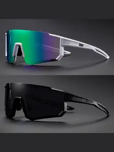Large frame PC fashion glasses for men and women, 1 pair/2 pairs combination available.