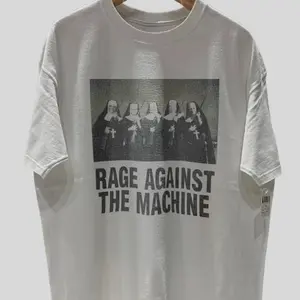Rage Against The Machine Nun & Gun Shirt, Vintage 90s Y2K Rap Metal Tee, Retro Political Aesthetic Shirt