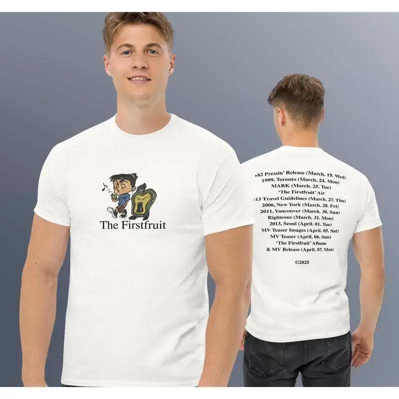 MARK The Firstfruit Tシャツ　NCT Mark the First Fruit Shirt, NCT 127 Mark Shirt, NCT127 4th Tour