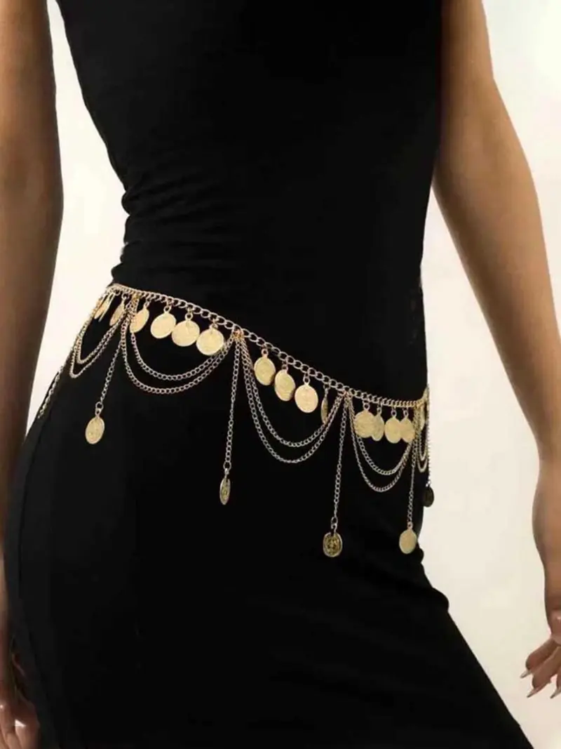 gold coin belt - TikTok Shop display picture 1