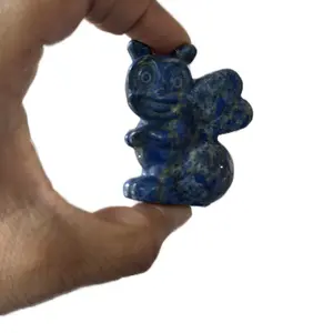 Sodalite Bumble Bee - Blue Stone Figurine for Home Decor and Healing Nature Ornaments