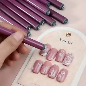 Precision Nail Art Stamping Kit, Multiple Floral Templates, Odorless Nail Stamp, Decorative Nail Stamper, Handmade Nail Stamper
