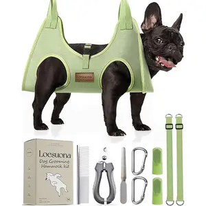 Dog Grooming Hammock – for Dogs Cat Grooming Hammock,Dog Sling for Nail Trimming with Dog Nail Clippers for Small Dogs,Dog Hammock for Nail Trim,Dog Hanging Harness for Nail Trimming