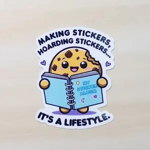 Making Stickers, Hoarding Stickers Vinyl Sticker – Small Business Sticker, Sticker Shop Owner Gift, Waterproof Die-Cut Decal