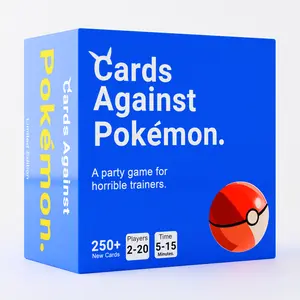Cards Against Pokemon - Limited Edition Party Game for Horrible Trainers - 250+ New Cards card games adults