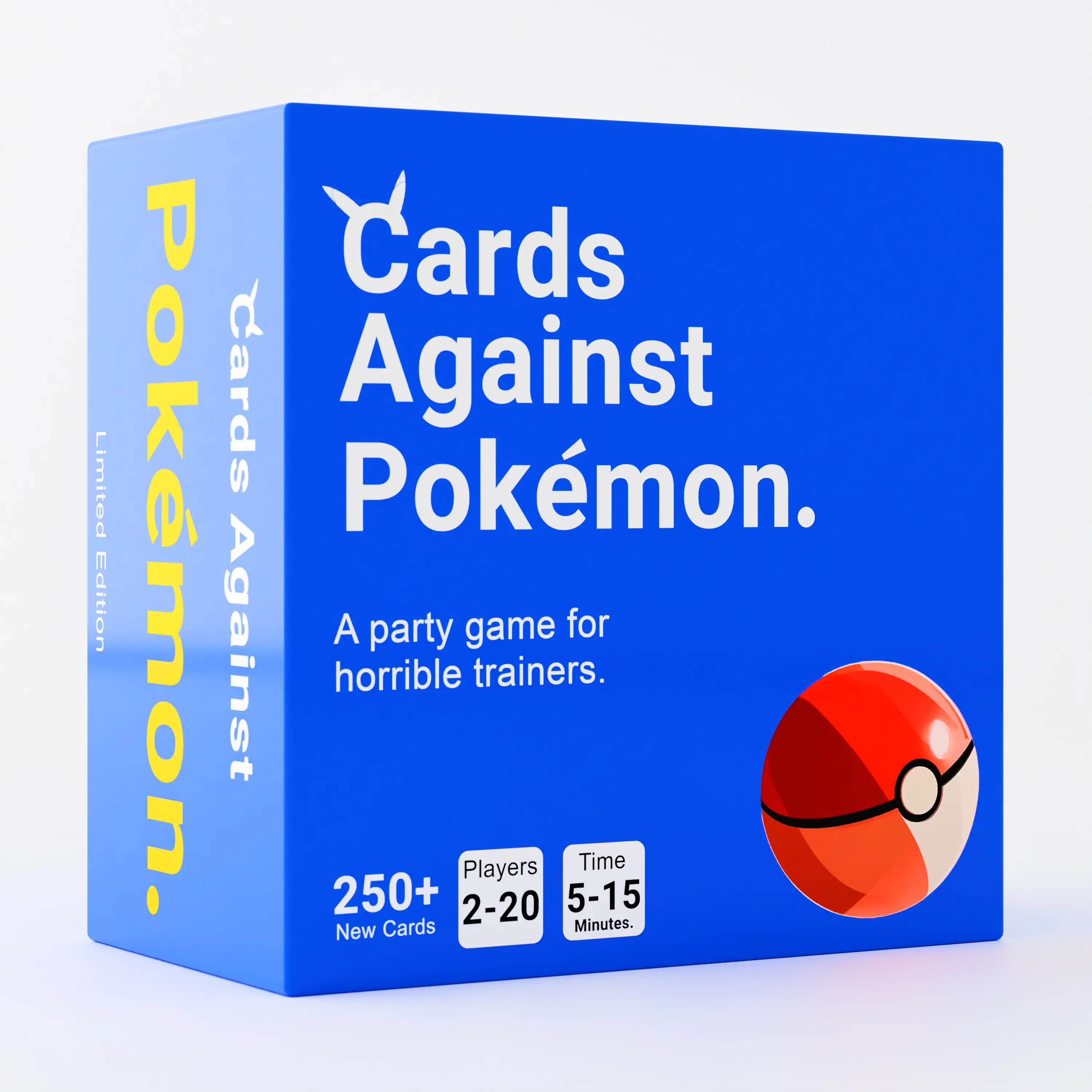 Cards Against Pokemon - Limited Edition Party Game for Horrible Trainers - 250+ New Cards card games adults