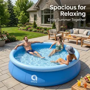 3.6mJ9276955024Thickened inflatable swimming pool for home use, adults, large families, outdoor yards, foldable