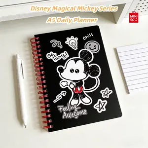 Disney Wonderful Mickey A5 Daily Planner - 72 Pages with Stickers, Cute Design & Practical Layout for Schedule & Task Planning | Great Gift