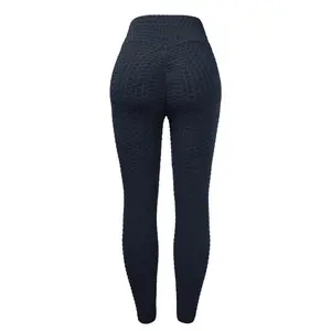 Black Textured Leggings Extra Large Size