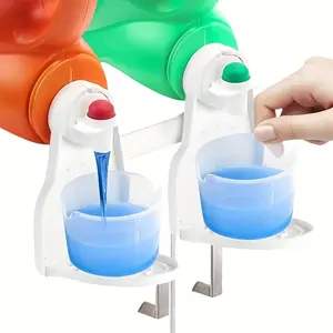 Laundry Drip Catcher Cup Holder 2Pcs, Spill Prevention & Tidy Storage Design for Washing Machine Laundry Area