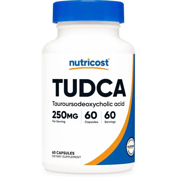 Nutricost Tauroursodeoxycholic Acid (TUDCA) Dietary Pill Format Vitamins Supplement, 250mg Premium Quality, 60 Capsules - Prop 65 Safe for Body Health