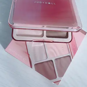 JUDYDOLL 2 In 1 Highlighter Contour Palette, Powder Highlighter & Contour Duo, Face Shaping, Makeup, Cosmetic, Bronzer, Long-Lasting, 2-In-1 Makeup Bronzer Powder, Valentines Day Gift, New Year