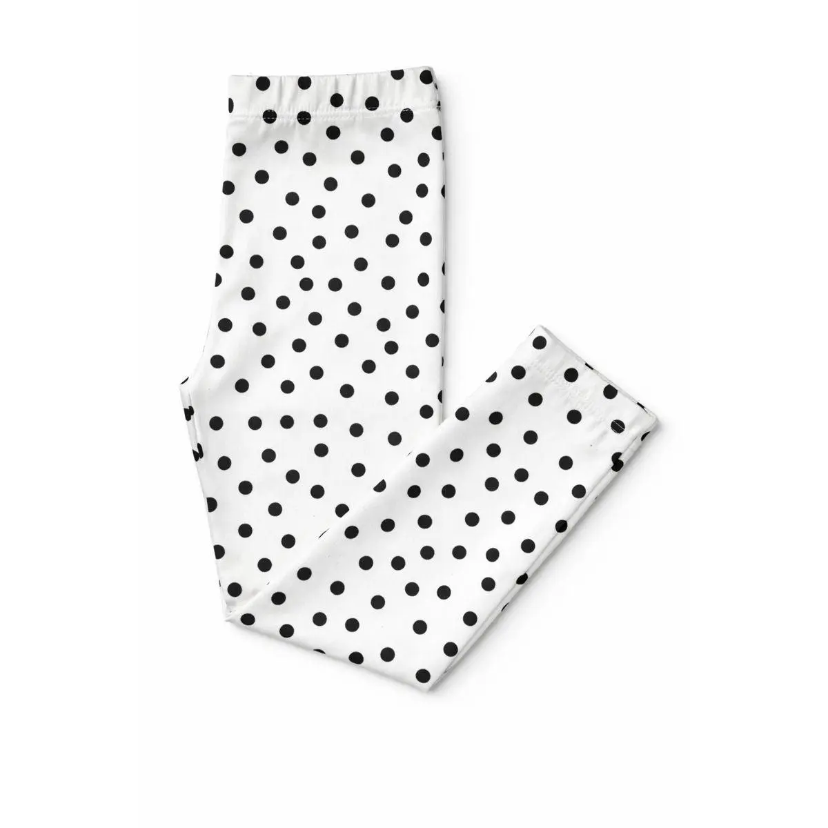 Scattered Dot Leggings - High Waist Leggings Comfortable Fit For Kids Ideal For Everyday Wear - Stretchy Fabric