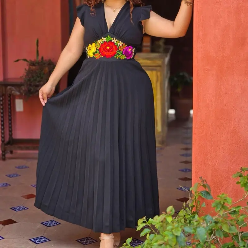 Mexican dress embroidered / Mexican dress floral embroidery/ cinco de mayo dress / Mexican fiesta dress/ traditional Mexican dress Casual - TikTok Shop Mexican dress embroidered / Mexican dress floral embroidery/ cinco de mayo dress / Mexican fiesta dress/ traditional Mexican dress Casual - TikTok Shop