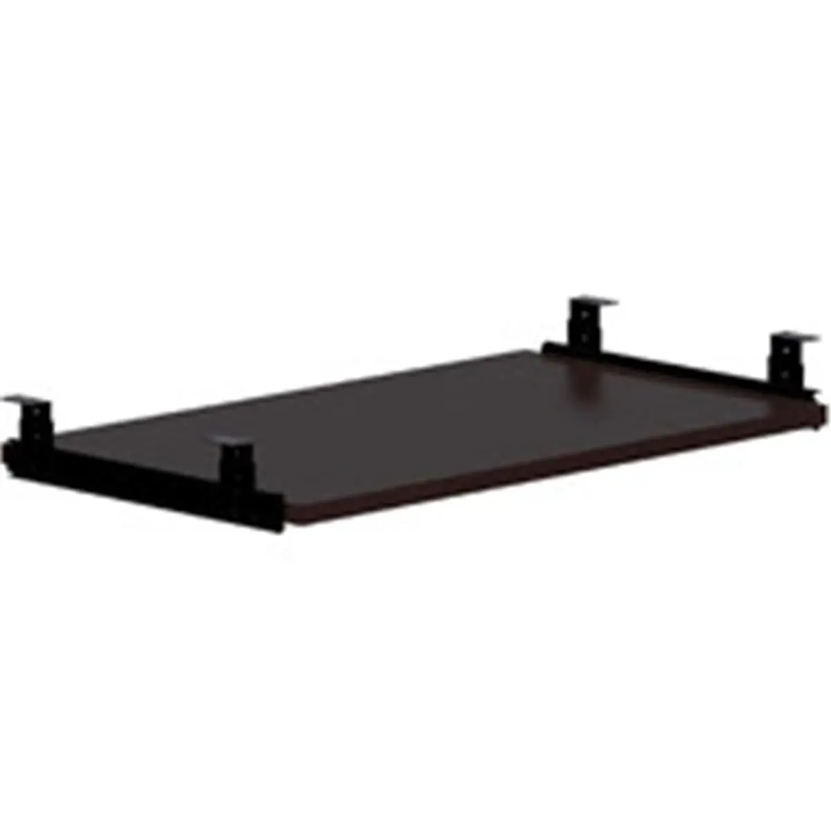 Lorell LLR18225 Essential Series Keyboard Tray, Espresso