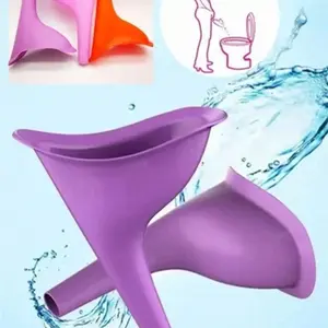 2pcs Women's Portable Standing Urinal, Outdoor Emergency Toilet, Travel Multi-Functional Female Urinal, Car Emergency Urinal