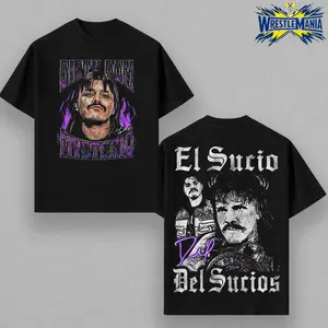 Dominik Mysterio "El Sucio" Vintage Graphic T-Shirt | WWE Dirty Dom Streetwear | Heavyweight Unisex Boxy Fit Retro Tee
