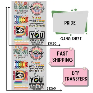 Pride | Premade DTF Transfer Gang Sheet For Graphic Tees