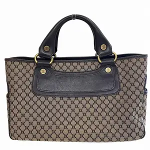 Pre-owned Celine Canvas Shoulder Bags Macadam Leather Handbag