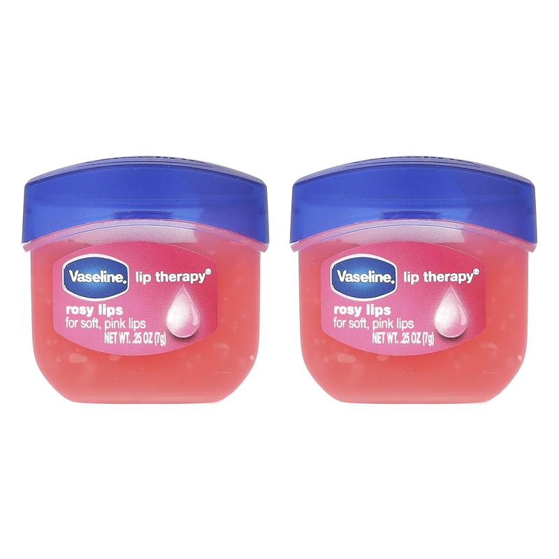 Vaseline Lip Therapy®, Rosy Lips, 2 Pack, 0.25 oz (7 g) Each
