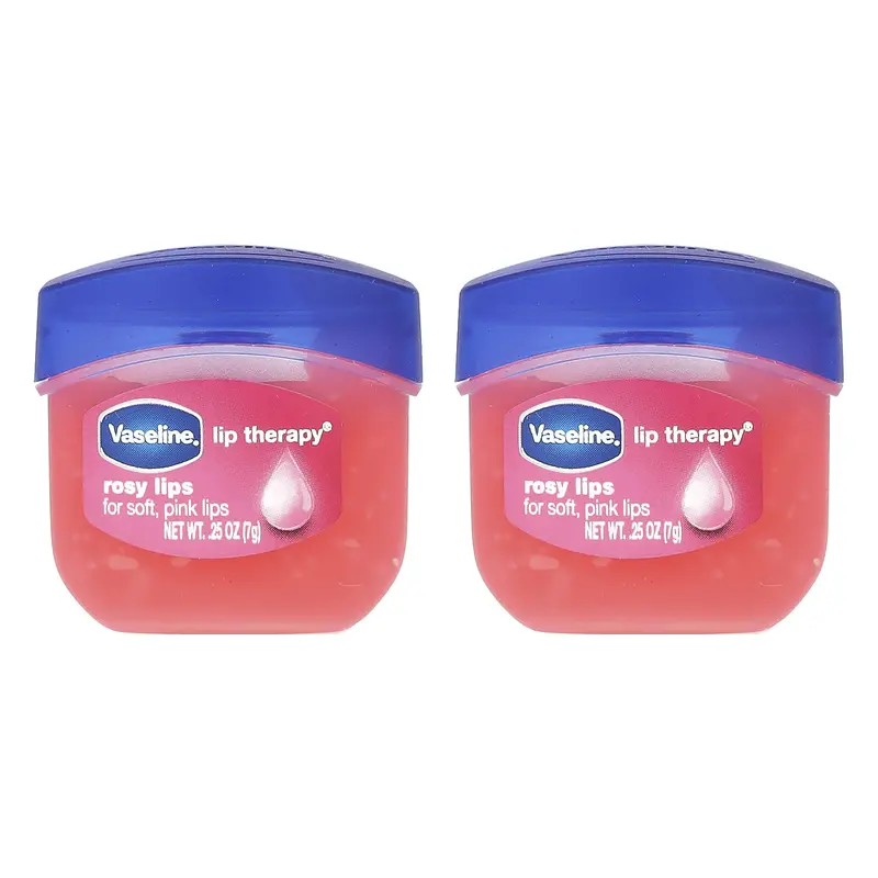 Vaseline Lip Therapy®, Rosy Lips, 2 Pack, 0.25 oz (7 g) Each