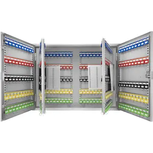 400 Keys Adjustable Key Lock Box With Digital Lock Grey On-Site ,for Documents, Jewelry, Valuables,Fireproof Waterproof ,Strong and safe