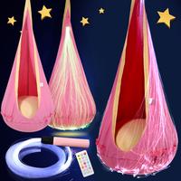 Pink With Fiber Optic Lights