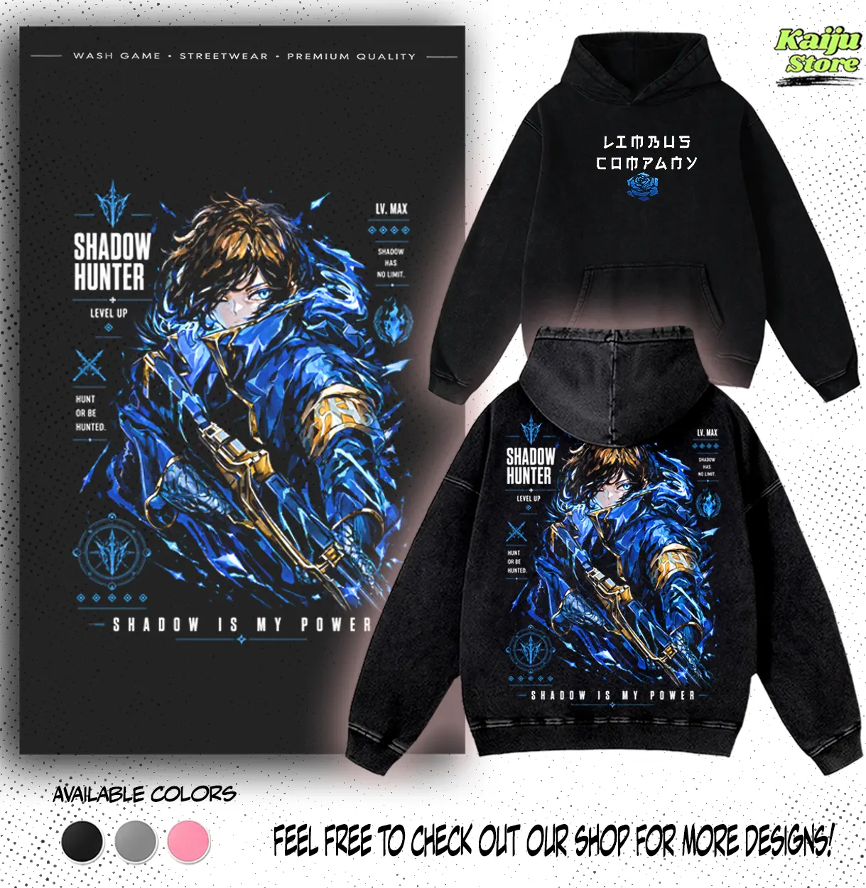 Limbus Company Game Hoodie & T-Shirt Blue Rose Sinner , Vintage Graphic Acid Wash Apparel, Game Merch Streetwear, Trending Clothes