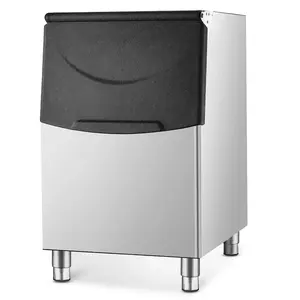 VEVOR Commercial Ice Storage Bin, 250LBS Capacity Ice Bin, Stainless Steel Ice Storage Bin with Filter and Adjustable Anti-slip Rubber Feet, Suitable for Restaurant Hotel and Beverage Shops